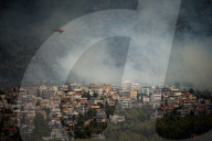 Wildfire In Athens, Greece
