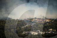 Wildfire In Athens, Greece