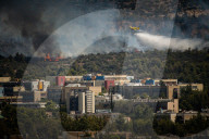 Wildfire In Athens, Greece