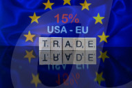 US - EU - Trade Tariff - Photo Illustration
