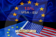 US - EU - Trade Tariff - Photo Illustration