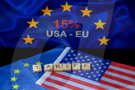 US - EU - Trade Tariff - Photo Illustration