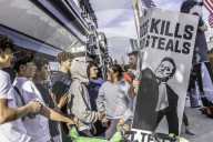 Tesla Diner Protest, 7/26/25