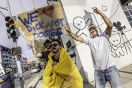 Tesla Diner Protest, 7/26/25