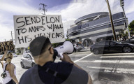 Tesla Diner Protest, 7/26/25