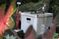 DC: DC resident hold a Epstein’s file flash mock