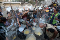 Food distribution in Gaza