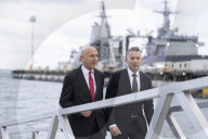  UK Secretary of State for Defence John Healey visits HMAS Stirling, near Perth, Australia 