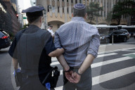 Rabbis And Supporters Rally Outside Israeli Consulate For "Jews Cry Out: Let Food Into Gaza!" Protest