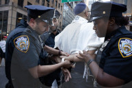 Rabbis And Supporters Rally Outside Israeli Consulate For "Jews Cry Out: Let Food Into Gaza!" Protest