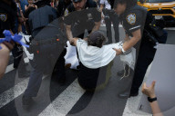 Rabbis And Supporters Rally Outside Israeli Consulate For "Jews Cry Out: Let Food Into Gaza!" Protest