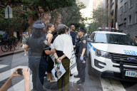 Rabbis And Supporters Rally Outside Israeli Consulate For "Jews Cry Out: Let Food Into Gaza!" Protest