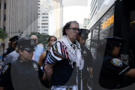Rabbis And Supporters Rally Outside Israeli Consulate For "Jews Cry Out: Let Food Into Gaza!" Protest