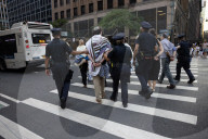 Rabbis And Supporters Rally Outside Israeli Consulate For "Jews Cry Out: Let Food Into Gaza!" Protest