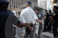 Rabbis And Supporters Rally Outside Israeli Consulate For "Jews Cry Out: Let Food Into Gaza!" Protest