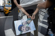 Rabbis And Supporters Rally Outside Israeli Consulate For "Jews Cry Out: Let Food Into Gaza!" Protest