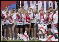 England's winning Women's Euro 2025 team homecoming parade