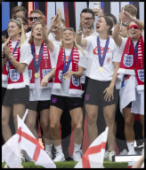 England's winning Women's Euro 2025 team homecoming parade