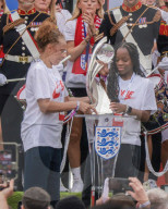 Lionesses Open-Top Bus Parade In Central London in London, UK.