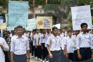 Teachers And Students Protest In Dhaka