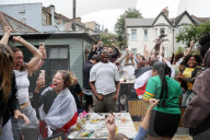 England fans celebrate winning the Euros.