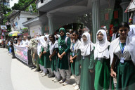 Teachers And Students Protest In Dhaka
