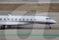 Diverse aircraft on the takeoff runway at Barcelon aAirport