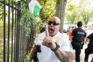 Gaza Demonstration Outside Egyptian Embassy In DC
