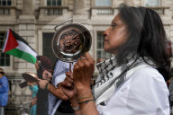 Gaza Hunger Crisis Protest Whitehall