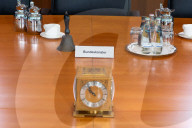 Weekly Cabinet Meeting at the Chancellery in Berlin, Germany