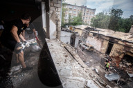 Shahed Drone Attack Destroys Businesses In Kharkiv