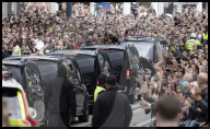 Ozzy Osbourne funeral in Birmingham, UK.