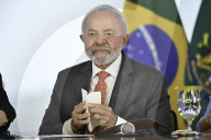 Brazilian President Lula Da Silva Holds A Meeting To Discuss US Government Tariffs On Brazilian Products.