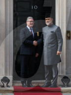 Prime Minister Welcomes The Sultan Of Oman to No10 in London, UK.