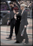 Ozzy Osbourne funeral in Birmingham, UK.