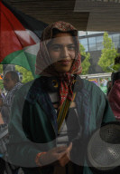 Pro Palestine rally in Rotterdam