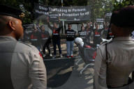 Commemoration Of World Day Against Trafficking In Persons Action In Jakarta