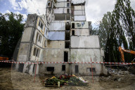 Search And Rescue Operations Have Been Completed At The Site Where A Russian Missile Struck A Multi-storey Residential Building In Kyiv