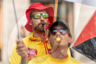 General Strike Of Barcelona Lifeguards.