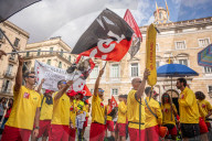 General Strike Of Barcelona Lifeguards.