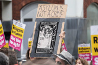 Migrant Hotel Protests Barbican