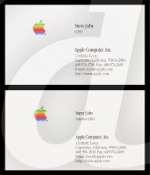 Steve Jobs Apple return business cards for fetch thousands