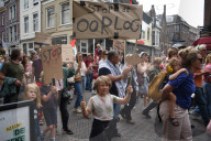 Rally for Gaza journalists and victims in Utrecht