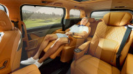Luxury MPV with display screen grille