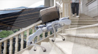Back flipping robot dog