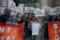 Hundreds Gather Outside Trump Hotel For “Jews Say: No More” Protest Against Israel’s Starvation Of Gaza 