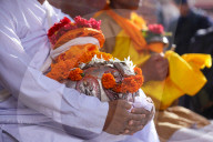Nepal's Royal Kumari Makes First Public Appearance Of The Year On Changunarayan Yatra