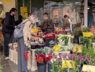 Flower Market In Essen