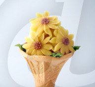Ice cream flowers for summer