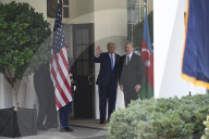 Trump greets leaders of Armenia and Azerbaijan